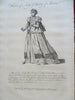 European Noblewomen England Bavaria Cologne 1759 Lot x 5 women's fashion prints
