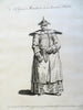 Asia Qing Empire China Noble Fashion Mandarin Tatar 1759 Lot x 4 costume prints
