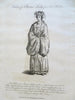 Asia Qing Empire China Noble Fashion Mandarin Tatar 1759 Lot x 4 costume prints