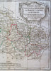 Poitou Angouleme La Marche Auvergne France Limosin 1750 Vaugondy map