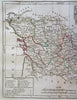 Poitou Angouleme La Marche Auvergne France Limosin 1750 Vaugondy map