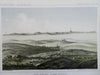 Western US Rivers Landscape Views Missouri Columbia Peluse 1860 Lot x 6 prints