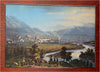 Innsbruck Austria Austria-Hungary Alps c. 1850's hand colored splendid print