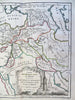 Eastern Ottoman Empire Holy Land Armenia Persia Egypt 1762 Vaugondy map