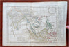 Southeast Asia Mughal India Thailand Indonesia Malaysia c. 1815 Lattre map