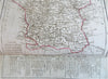 Russia in Europe Muscovy Novgorod Estonia Perm Moscow c. 1815 Delamarche map