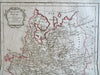 Russia in Europe Muscovy Novgorod Estonia Perm Moscow c. 1815 Delamarche map