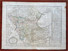 Ottoman Balkans Romania Greece Bosnia Serbia Albania c. 1815 Delamarche map