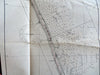 Cape Canaveral to Miami Florida Coastal survey route 1920 large nautical US map