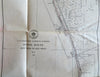 Cape Canaveral to Miami Florida Coastal survey route 1920 large nautical US map