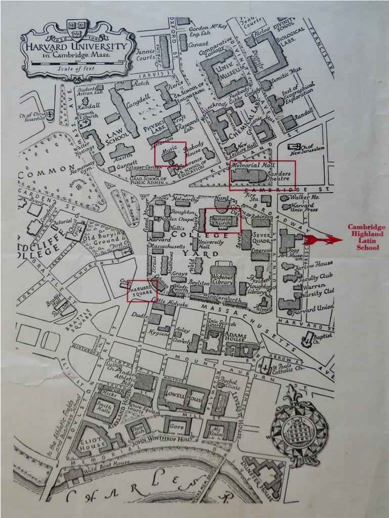 Harvard University Campus Map