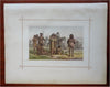 Indigenous South Americans Ethnic & Costume View Brazil Patagonia 1882 print