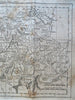 Switzerland Zurich Geneva Bern Lucerne Swiss Alps 1796 Doolittle engraved map