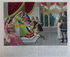 Christopher Columbus 1830-40's Print Lot x 3 Mutiny Spanish Monarchs hand color