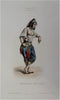 North Africans Algeria Morocco 1840-60 Lot x 3 lovely hand color costume prints