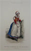 Marken Dutch Women's Fashion Low Countries 1840-60 Lot x 2 color costume prints
