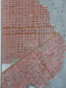San Francisco California 1853 Ensign scarce hand colored city plan