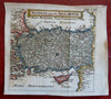 Anatolia Asia Minor Turkey Ottoman Empire Cyprus Constantinople 1683 mini map