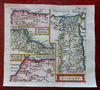 North Africa Morocco Tripoli Egypt Carthage Alexandria 1683 historical map