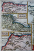 North Africa Morocco Tripoli Egypt Carthage Alexandria 1683 historical map