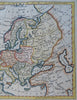 Europe British Isles France Holy Roman Empire Ottomans Russia c 1770 Kitchin map