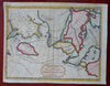 North America Admiral de Fonte Sea West Fictional Cartography 1754 de L'Isle map