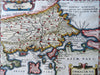 Thrace Roman Province Balkans Byzantium Greece Bulgaria Turkey 1661 Jansson map