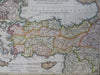 Asia Minor Ancient World Cappadocia Phrygia Pontus Cyprus 1797 historical map