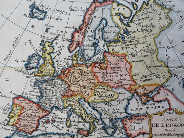 Europe Holy Roman Empire France Italy Ottoman Empire Hungary Poland 1786 map