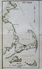 Scituate Harbor Massachusetts City Plan & Coastal Survey 1915 nautical map