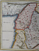 Syria Chaldea Babylon Antioch Sidon Tyre Babylon 1768 Toms hand color map