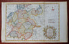 Holy Roman Empire Germany Austria Bohemia Switzerland 1786 Lodge engraved map