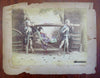 Japan photos c. 1880 Yokohama Tokyo Lot x 8 albumen photographs Sedan Chairs