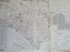 New York World's Fair Souvenir Tourist Promo 1939 detailed fairground map