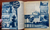 California L.A. Railway cartoon Street Map c. 1940 Mexico CA Mission Trails