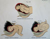 Pregnancy Child Birth Delivering Children 1912 Lot x 5 color prints Displayable