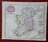 Ireland 1806 Barlow scarce hand color map Discovery Nymph Bay by Capt. Doyle