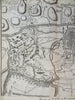 Italy Siege of Turin War of Spanish Succession c.1745 large city plan battle map