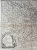 Battle of Elixheim War of Spanish Succession Marlborough 1745 Basire battle map