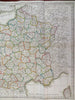 Revolutionary France National Assembly 1790-2 Vaugondy 1793 Delamarche large map