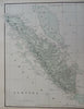 Java & Sumatra Indonesia West Indies Islands Jakarta 1895 Bradley map