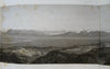 Humboldt River Valley Lassen's Meadows Nevada RR 1861 early fine birds-eye view