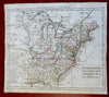 United States Company Ohio Illinois Army Lands Grants 1806 Glot rare map