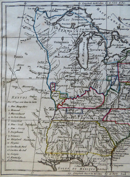 United States Company Ohio Illinois Army Lands Grants 1806 Glot rare map