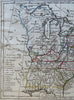 United States Company Ohio Illinois Army Lands Grants 1806 Glot rare map