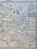 Poland-Lithuania Warsaw Krakow Vilnius East Prussia 1806 Desray scarce Glot map