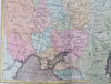 Southern Russian Empire Ukraine Crimea Astrakhan c. 1801 Oliver & Boyd rare map
