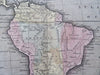 South America Brazil Peru Argentina Venezuela c. 1801 Oliver & Boyd rare map
