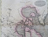 Eastern Canada Maritimes Quebec Ontario c. 1801 Oliver & Boyd rare map