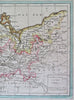 Brandenburg Altmark Neumark Prussia Pomerania Berlin Magdeburg 1818 Walch map